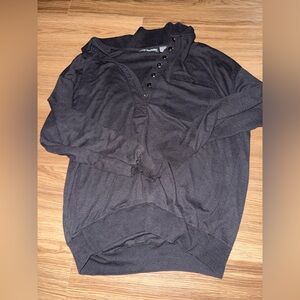 Women's Long Sleeve Black Top